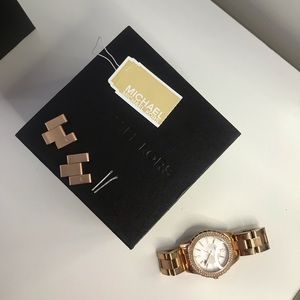 Rose Gold Michael Kors Watch